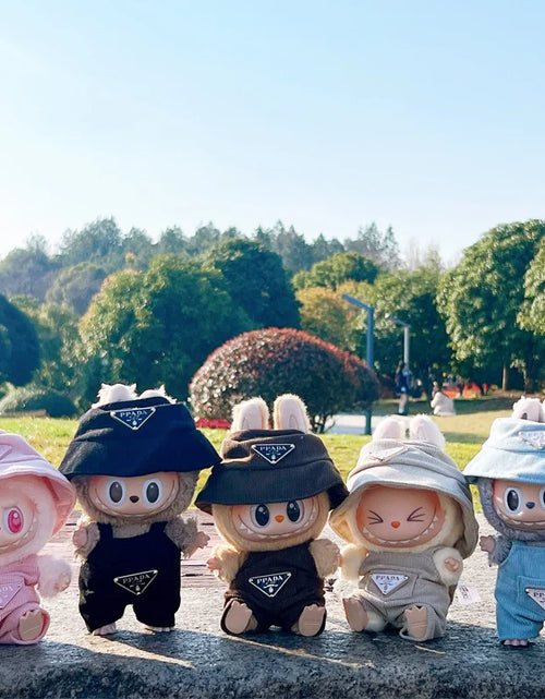 Load image into Gallery viewer, New Corduroy for Labubu Doll Clothing Set Hat 17Cm Clothes Shoes Doll DIY Accessories Training Sitting Party Games Toys Gifts
