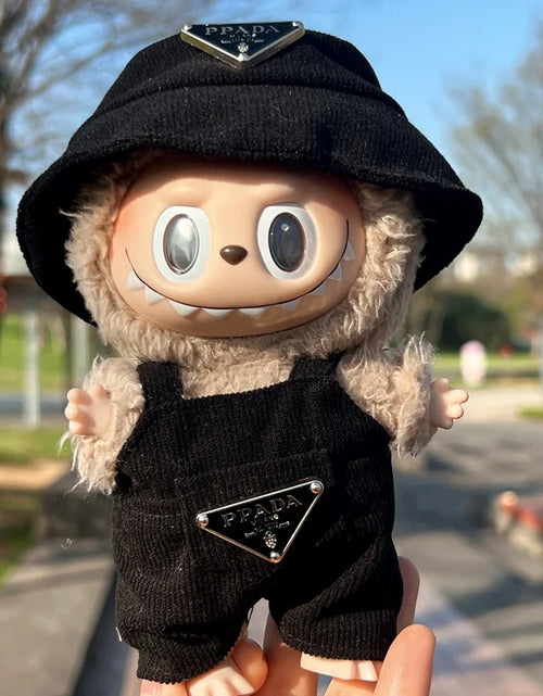 Load image into Gallery viewer, New Corduroy for Labubu Doll Clothing Set Hat 17Cm Clothes Shoes Doll DIY Accessories Training Sitting Party Games Toys Gifts
